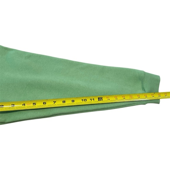 Vintage 90s Field Gear FG Crewneck Sweatshirt Super Soft Light Green Size L - Picture 7 of 7